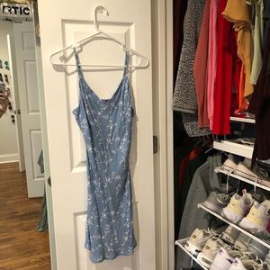 light blue flower dress from lottie moss